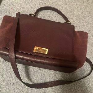 Maroon Kate Spade Crossbody bag